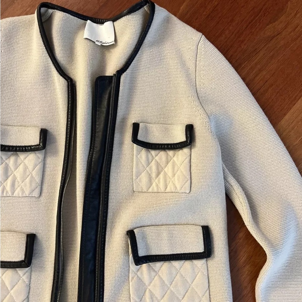 Madewell Womens Sweater Coat Merino Wool Zip Up Jacket Sz L